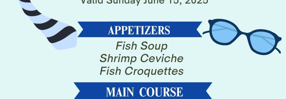 Father's Day Special at Red Fish Restaurant Aruba - Red Fish Restaurant