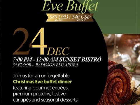 Enchanted Christmas Eve Dinner Buffet at Radisson Blu - Radisson Blu Aruba